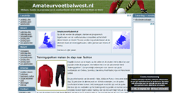 Desktop Screenshot of amateurvoetbalwest2.nl